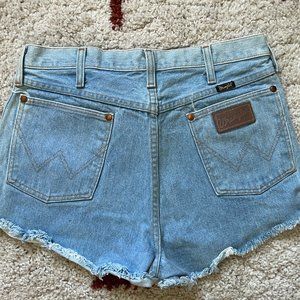 Wrangler Denim Cut-Off Shorts -- size 27ish?